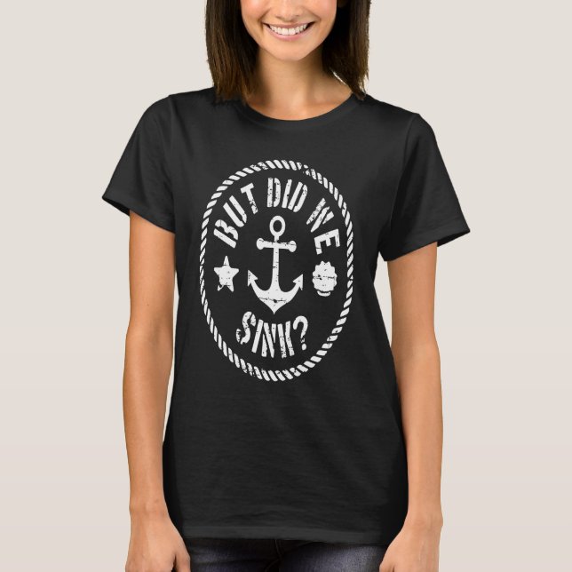 Aber haben wir Ankerboote und Meerestiere für T-Shirt (Vorderseite)