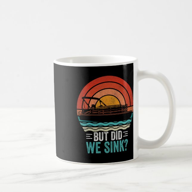 Aber haben wir den Pontoon-Boot lustiger Kapitän B Kaffeetasse (Rechts)