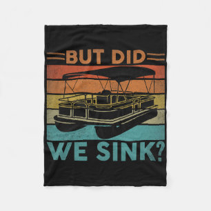 Aber haben wir den Pontoon lustig Captain Bootfahr Fleecedecke