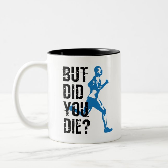 Aber hast du den Runner Die? Zweifarbige Tasse (Links)