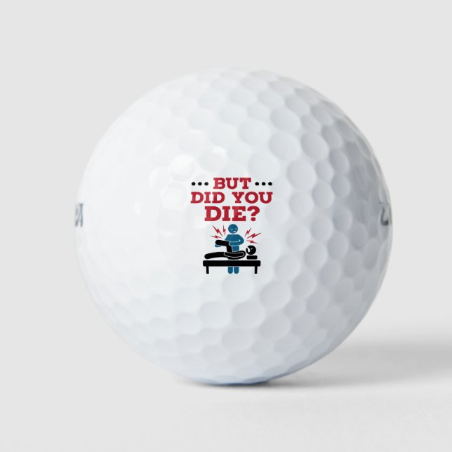 Aber hast du die sonnige Physikalische Therapie PT Golfball (Vorderseite)
