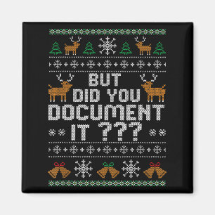 Aber hast du es nicht hässlich gemacht Weihnachten Magnet
