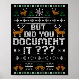Aber hast du es nicht hässlich gemacht Weihnachten Poster