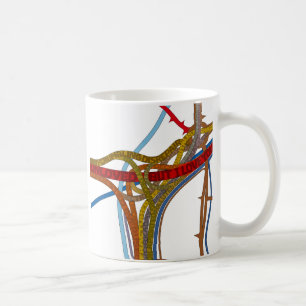 (Aber) i-Liebe-Spaghetti-Kreuzungs-Tasse. Kaffeetasse