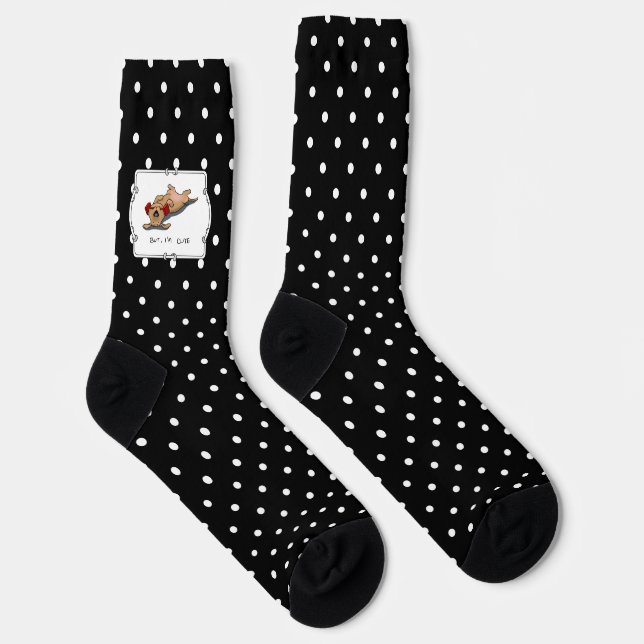 Aber, ich bin Niedlich - Hunde Gehorsam Training F Socken (Rechts)