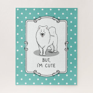 Aber ich bin Niedlich Samoyed Dog