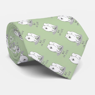 Aber ich bin Niedlich Samoyed Dog Krawatte