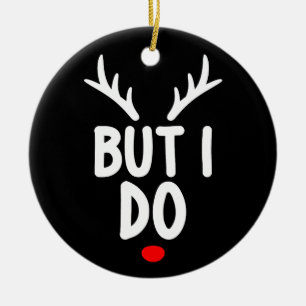 Aber ich habe passende Weihnachtsoutfits Familie Keramik Ornament