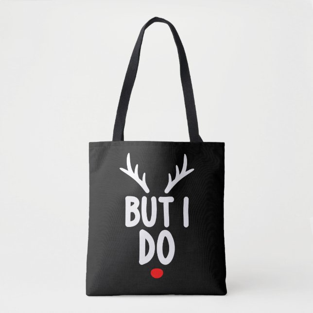 Aber ich mache das passende Weihnachtskleid für me Tasche (Vorderseite)