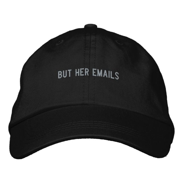 aber ihre E-Mails Bestickte Baseballkappe (Vorderseite)