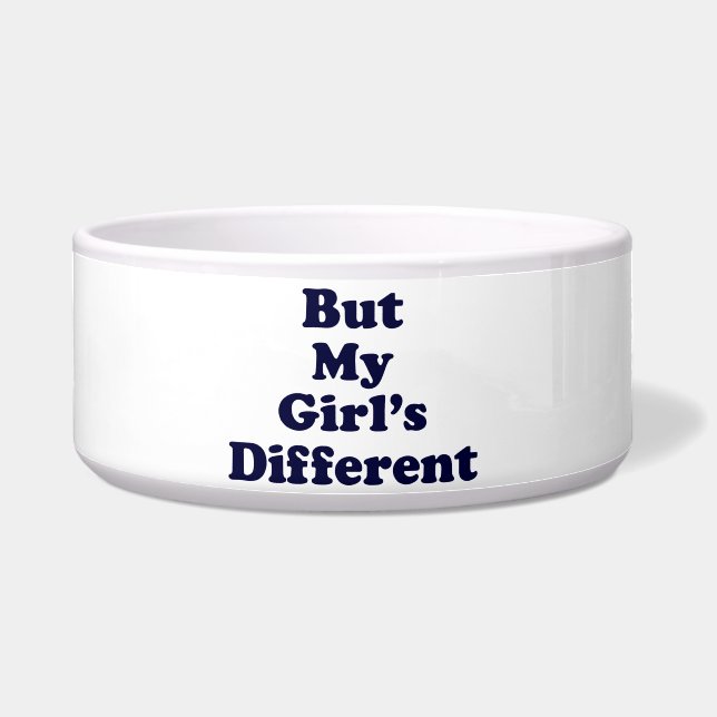 Aber mein Mädchen ist anders Napf (Vorderseite)