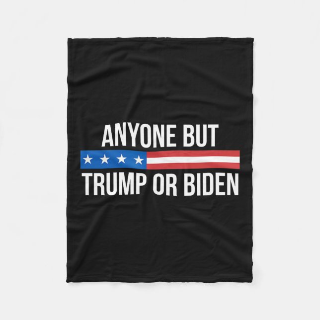 Aber Trump oder Biden - Fleecedecke (Vorderseite)