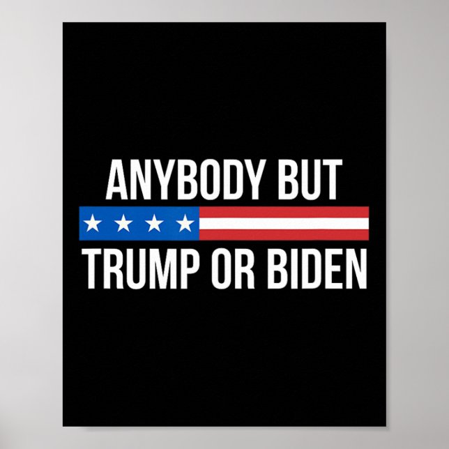 Aber Trump oder Biden - Poster (Vorne)
