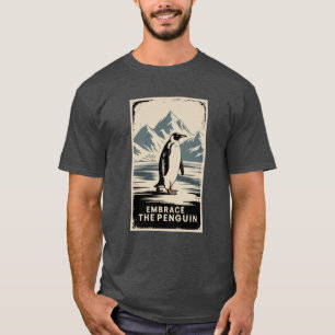 Aber warum umarmen Penguin Meme Shirt lustiger Int