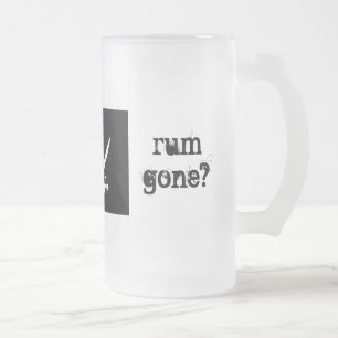 aber warum wird der Rum gegangen? Mattglas Bierglas