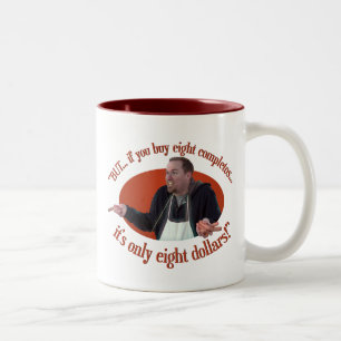 "ABER… Wenn Sie kaufen 8 Completos…" Zweifarbige Tasse