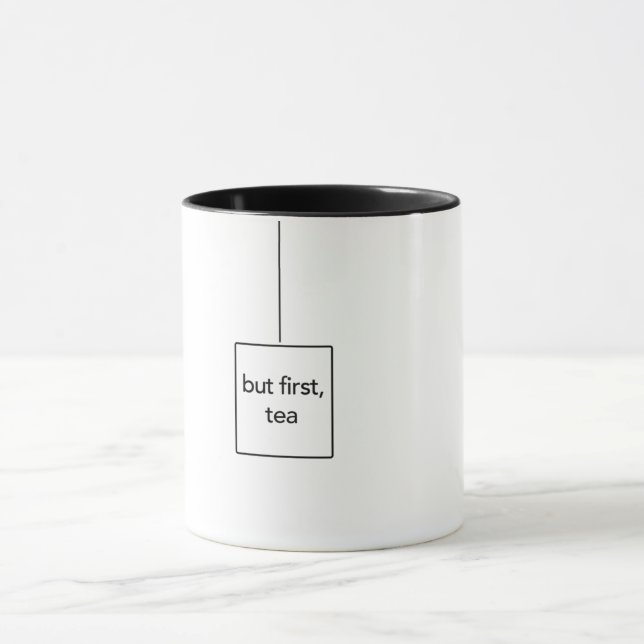 Aber zuerst die Tee-Tasse Tasse (Zentrum)