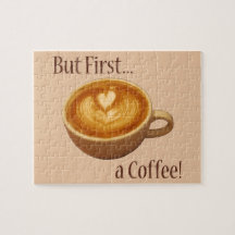 Aber zuerst ein Kaffee