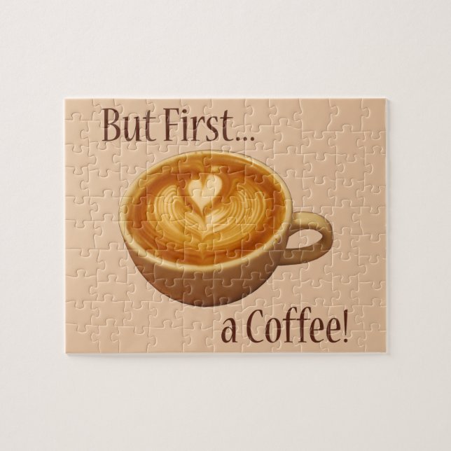 Aber zuerst ein Kaffee (Horizontal)