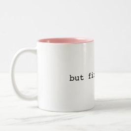 aber zuerst, Inspirational Kaffee-Tasse JESUSS Zweifarbige Tasse