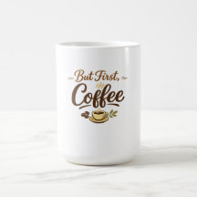 Aber zuerst Kaffee – Cozy Typografie-Design