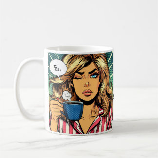 Aber zuerst, Kaffee. Kaffeetasse