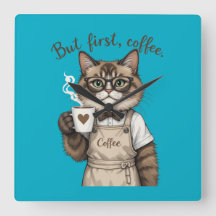 Aber zuerst, Kaffee Katze