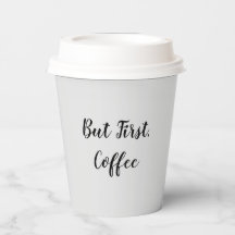 Aber zuerst: Kaffee leer