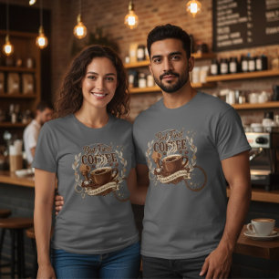 Aber zuerst Kaffee Sarkasmus-Süchtiger T-Shirt