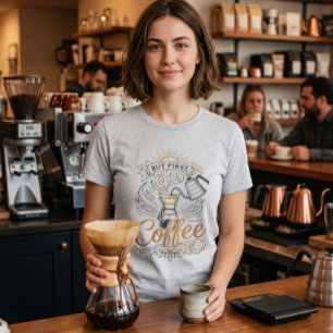 Aber zuerst Kaffee Tri-Blend Shirt