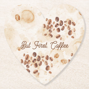Aber zuerst Kaffee Untersetzer