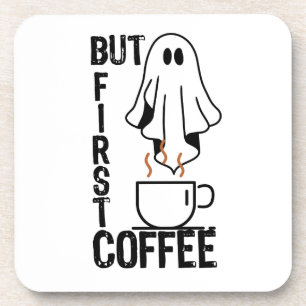 Aber zuerst, Kaffee.w Getränkeuntersetzer