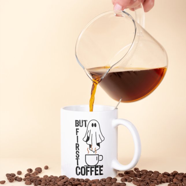 Aber zuerst, Kaffee.w Kaffeetasse (Von Creator hochgeladen)