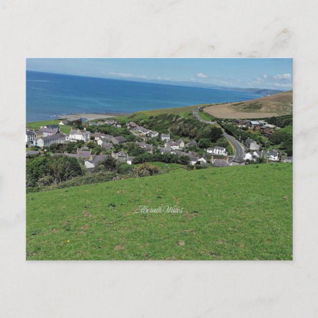 Aberath, Dorf Wales Postkarte (Vorderseite)