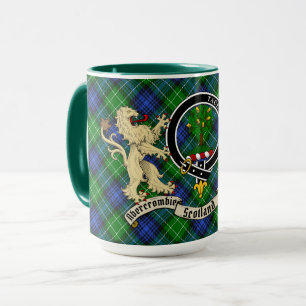 Abercrombie Abzeichen & Tartan Personalisiert Tasse