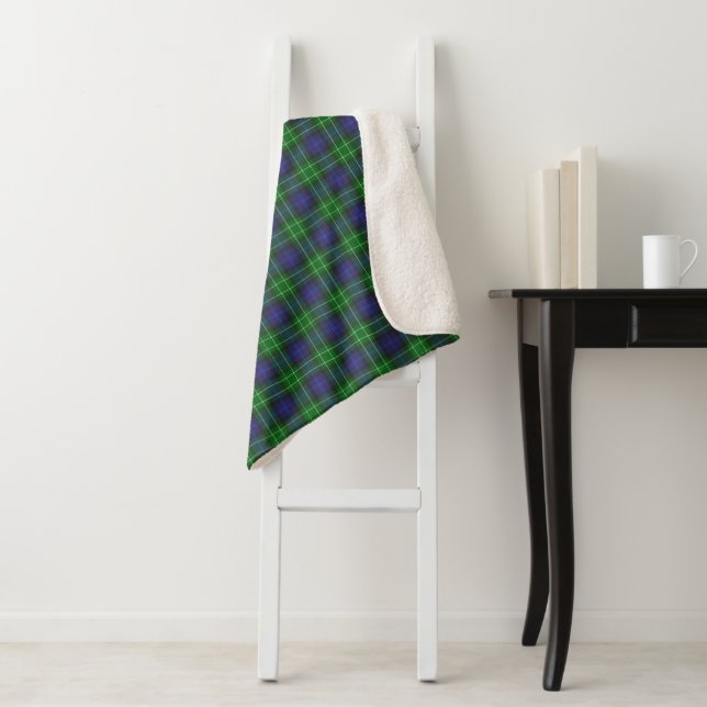 Abercrombie Blue Green Tartan Plaid Scottish (En situation)
