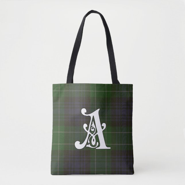 Abercrombie Clantartan-Monogramm Tasche (Vorderseite)