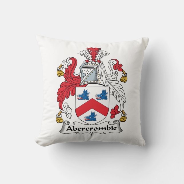 Abercrombie Familienwappen Kissen (Vorderseite)