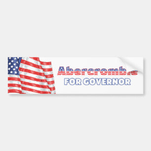 Abercrombie für Gouverneur-patriotische Autoaufkleber