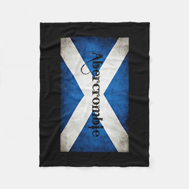 Abercrombie Grunge Flag Fleecedecke (Vorderseite)