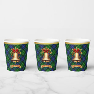 Abercrombie Personalisiert Tartan Weihnachten Pappbecher