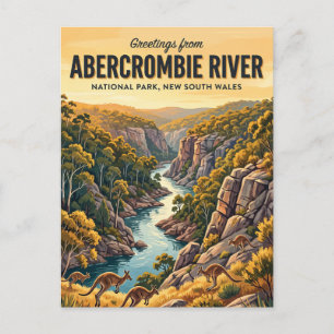 Abercrombie River Nationalpark Australien Postkarte
