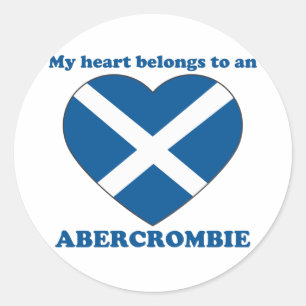 Abercrombie Runder Aufkleber