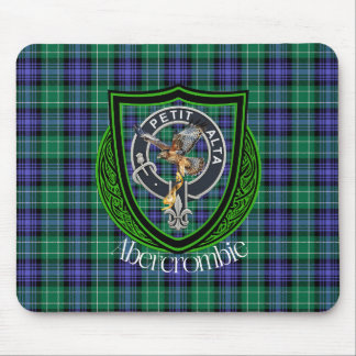 Abercrombie Scottish Clan Tartan & Wappen Mousepad