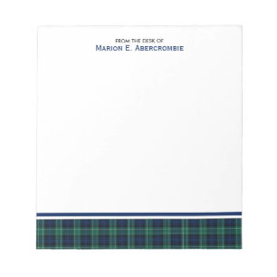 Abercrombie Tartan Notizblock