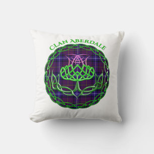 Aberdale Scottish Tartan Celtic Thistle Kissen