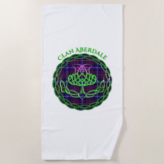 Aberdale Scottish Tartan Celtic Thistle Strandtuch