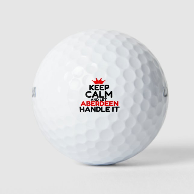 ABERDEEN GOLFBALL (Vorderseite)