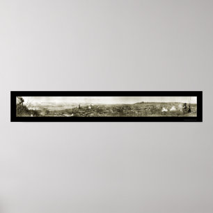 Aberdeen Grays Harbor Foto 1912 Poster