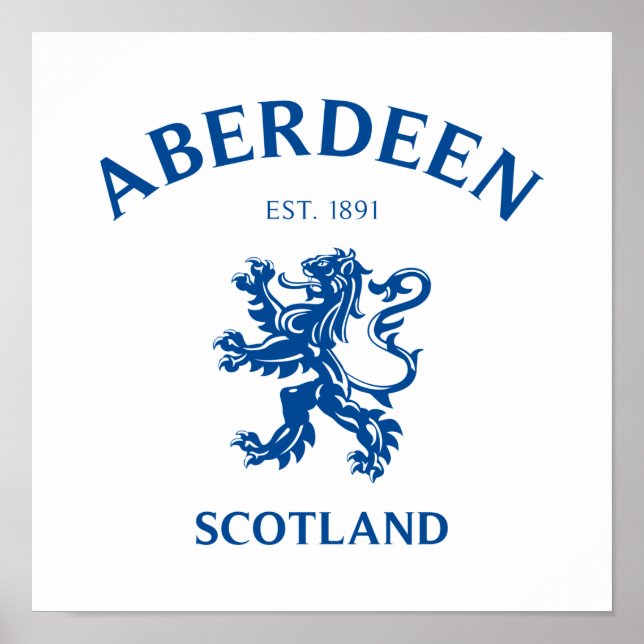 ABERDEEN POSTER (Vorne)
